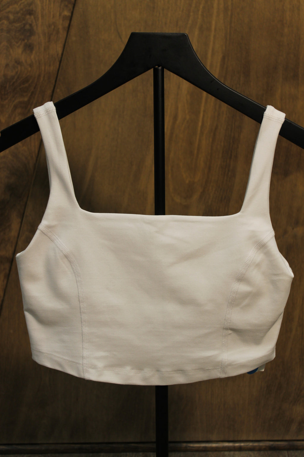 BY Cloud White Spacedye Make Plans High Cropped Tank