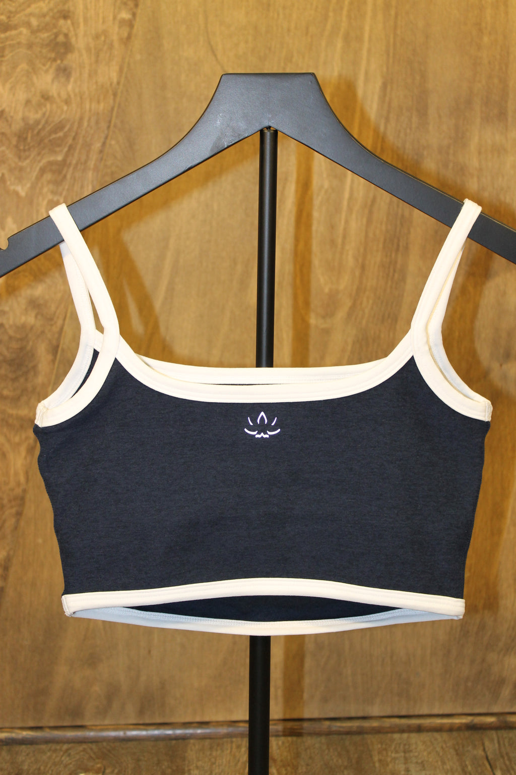 BY SD New Moves Crop Nocturnal Navy/Cloud White
