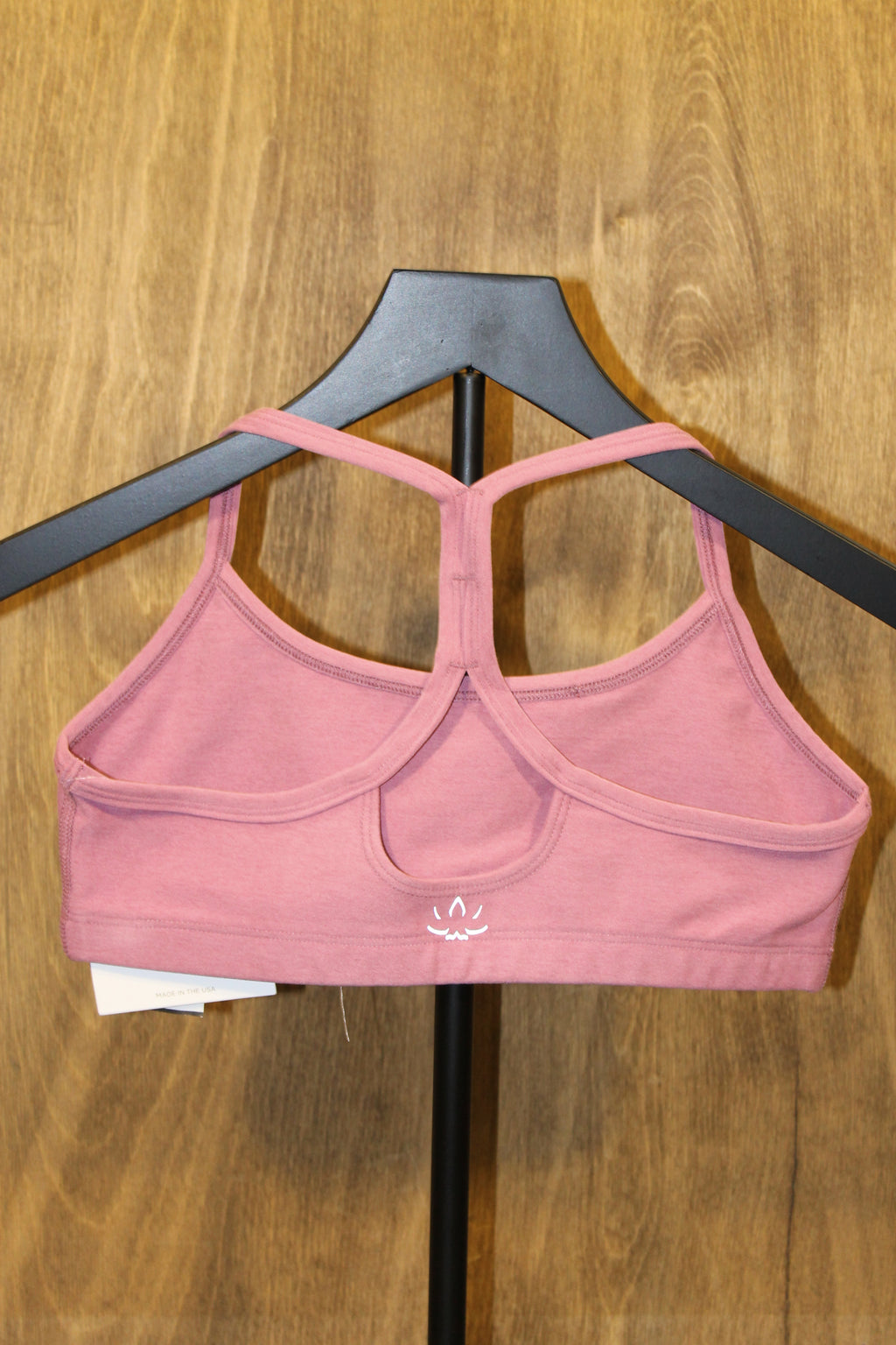 BY Orchid Blossom Heather Spacedye Slim Racerback Bra