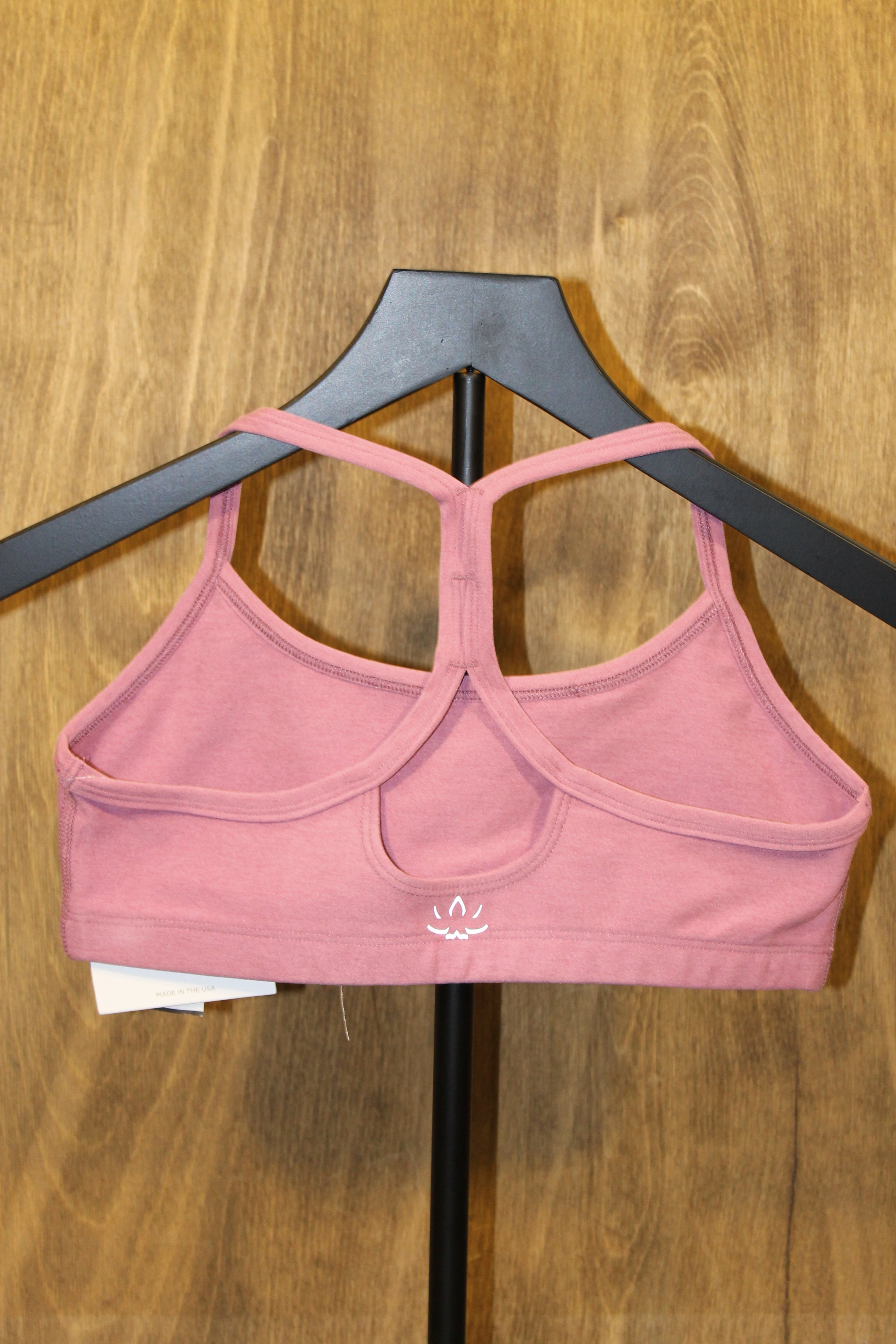 BY Orchid Blossom Heather Spacedye Slim Racerback Bra