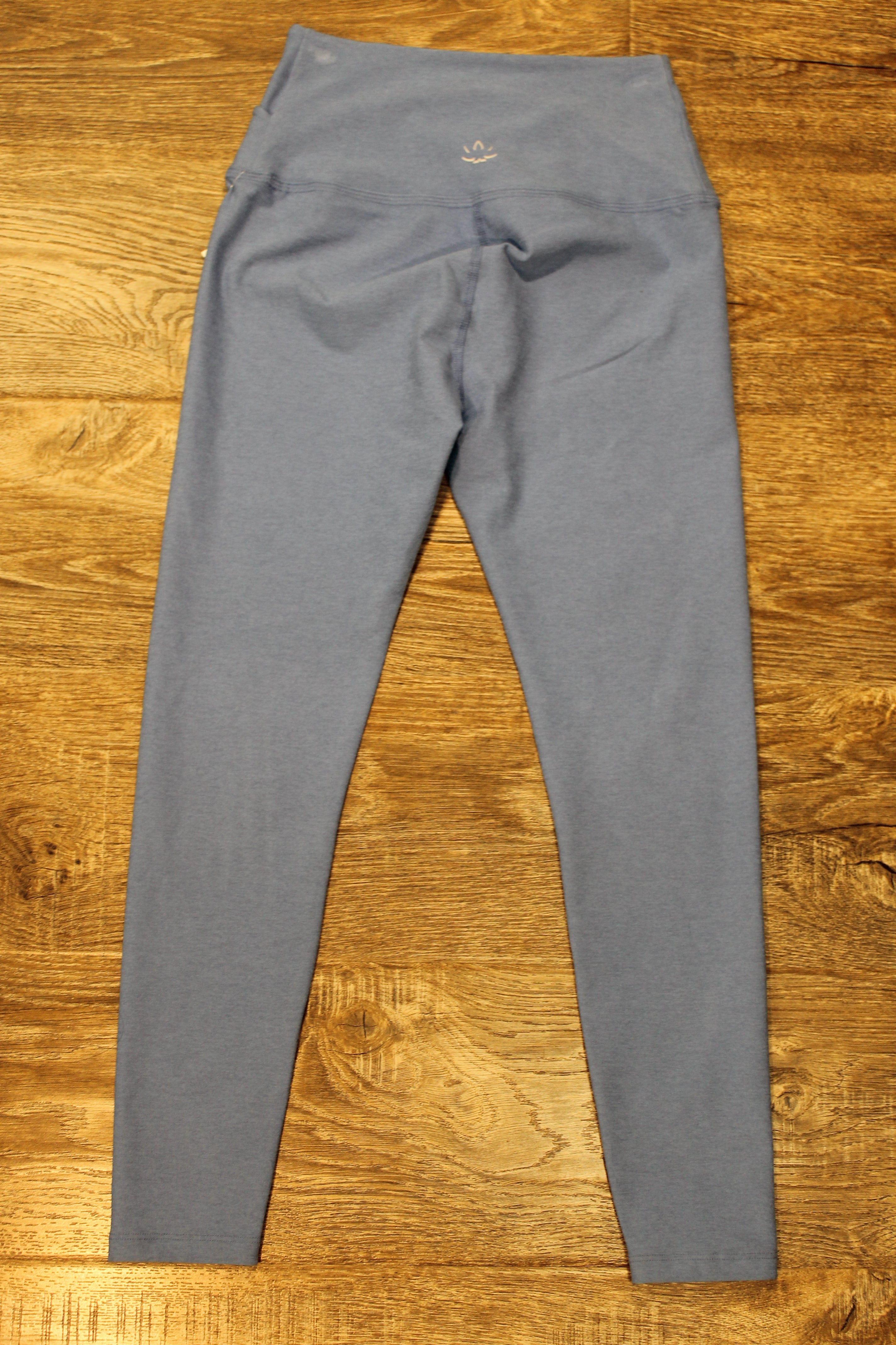 BY Periwinkle Cloud Heather Spacedye Caught in the Midi HW Legging