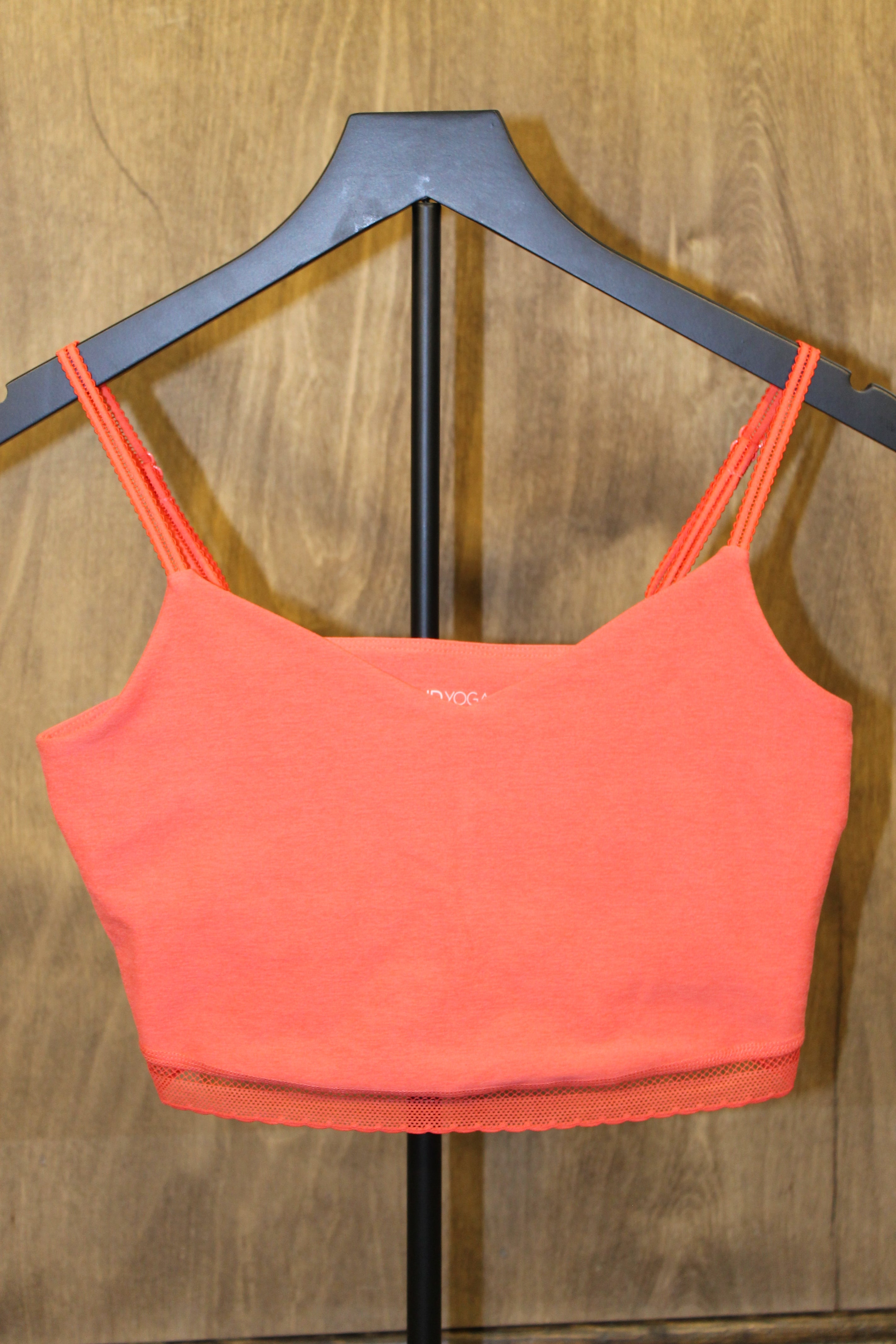 BY Red Ash Heather Spacedye Allure Lace Crop