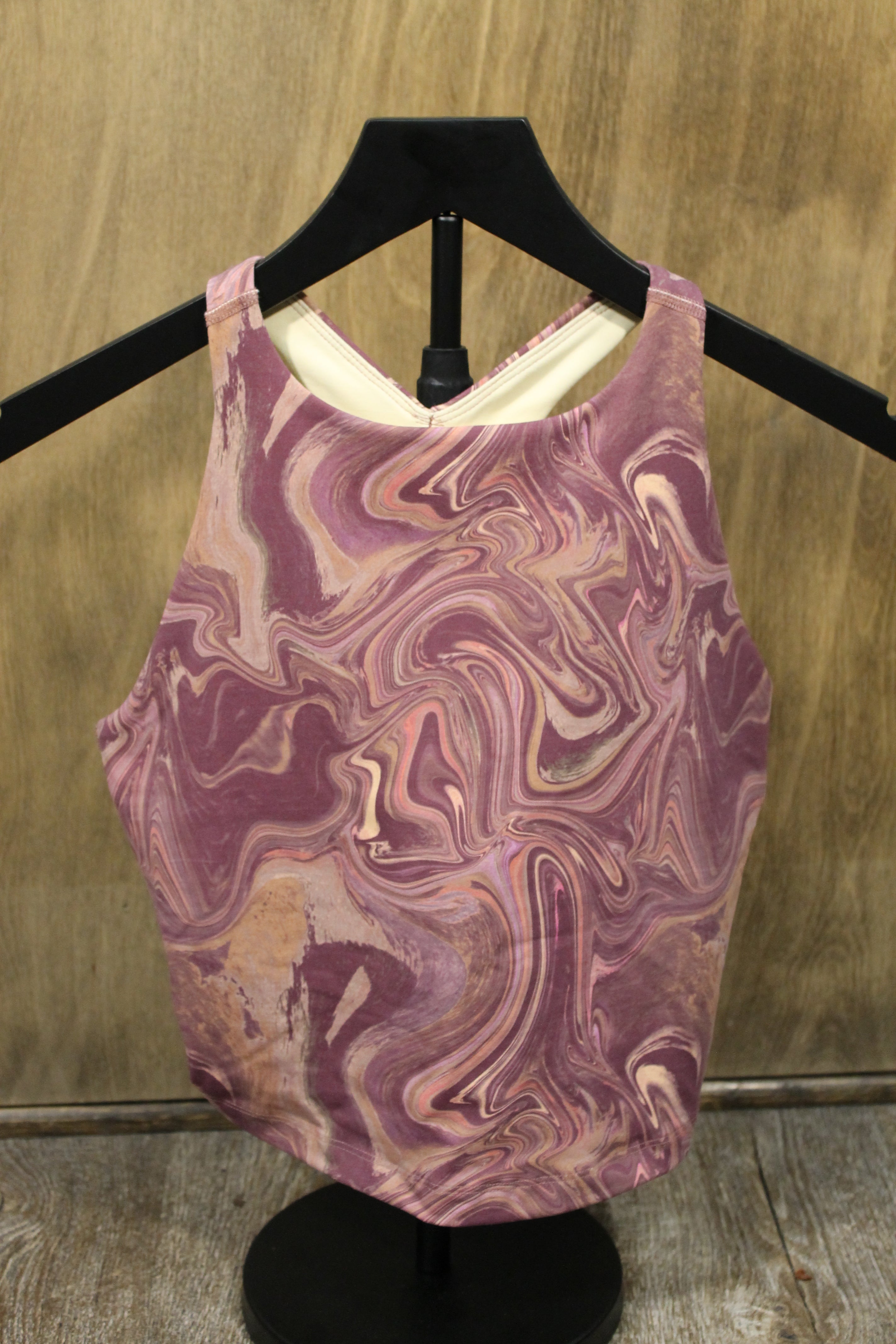 BY Serene Marble Refocus Cropped Tank