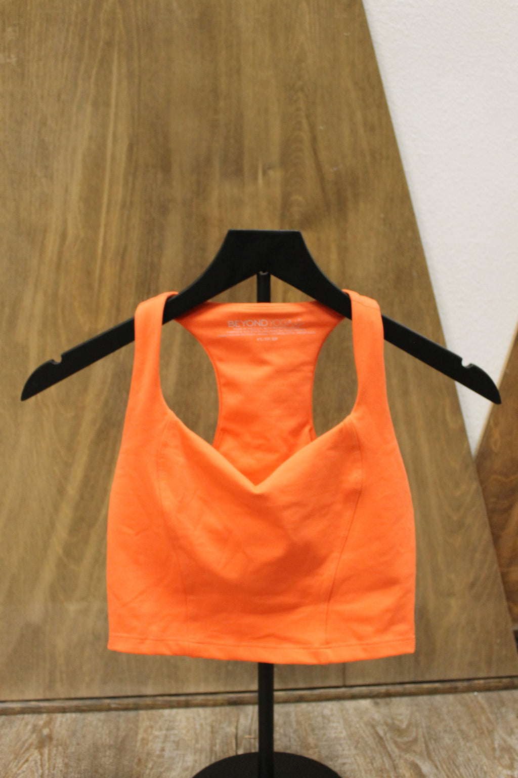 BY Sunset Orange PowerBeyond Intensity RB Crop Tank