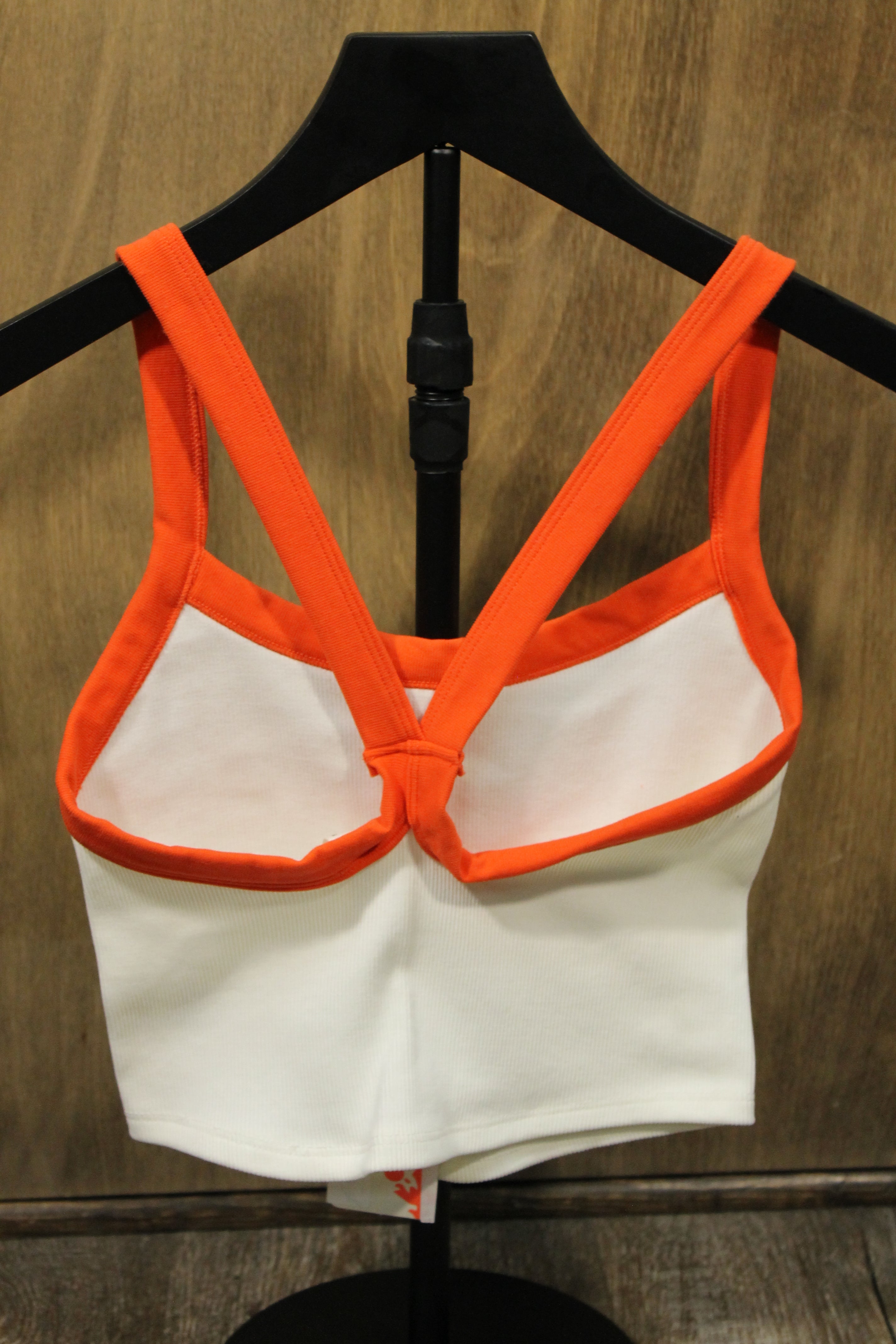 FPM White/Flame Colorblock All Clear Cami