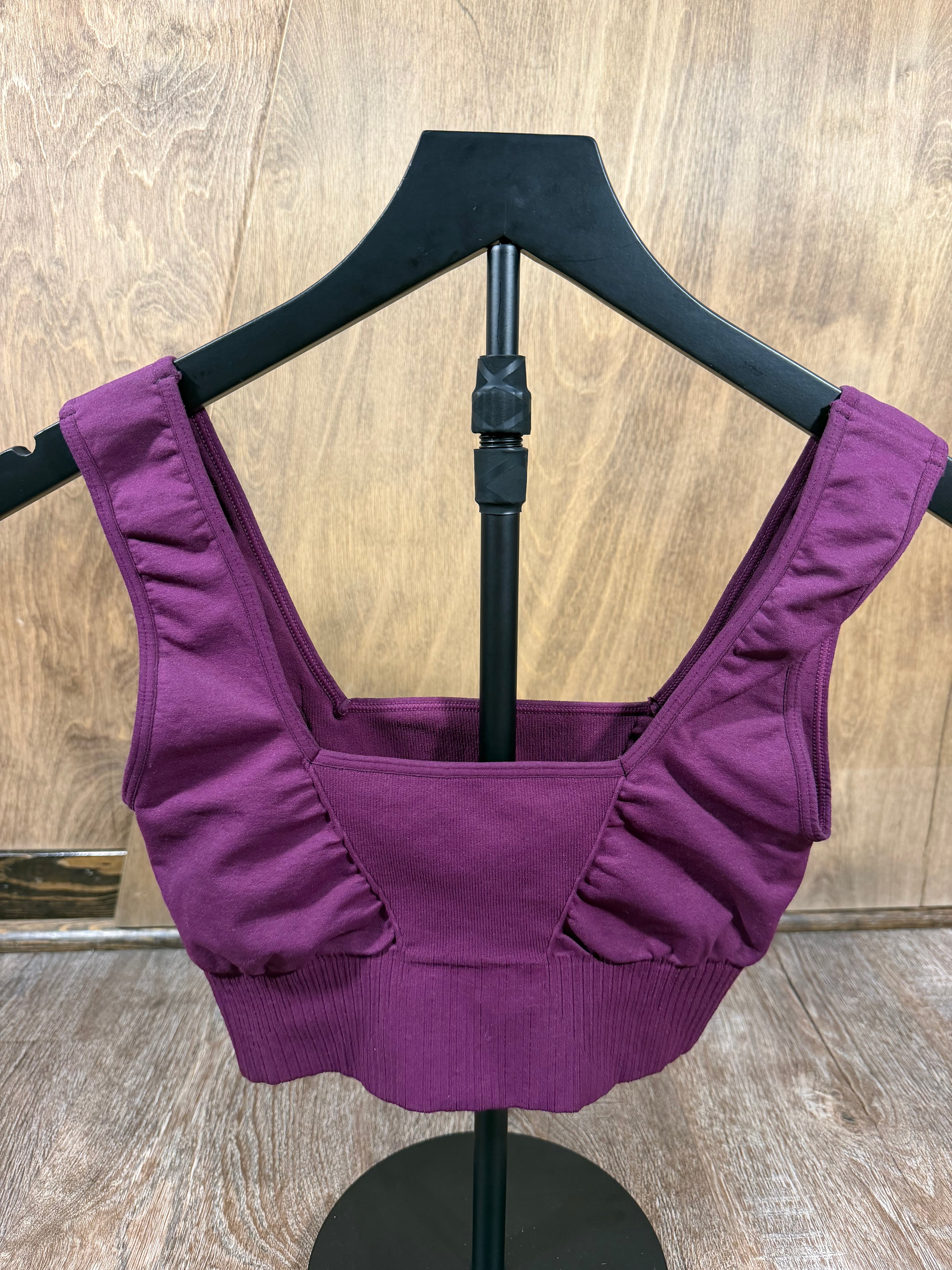 FP Black Cherry Square Neck Good Karma Bra