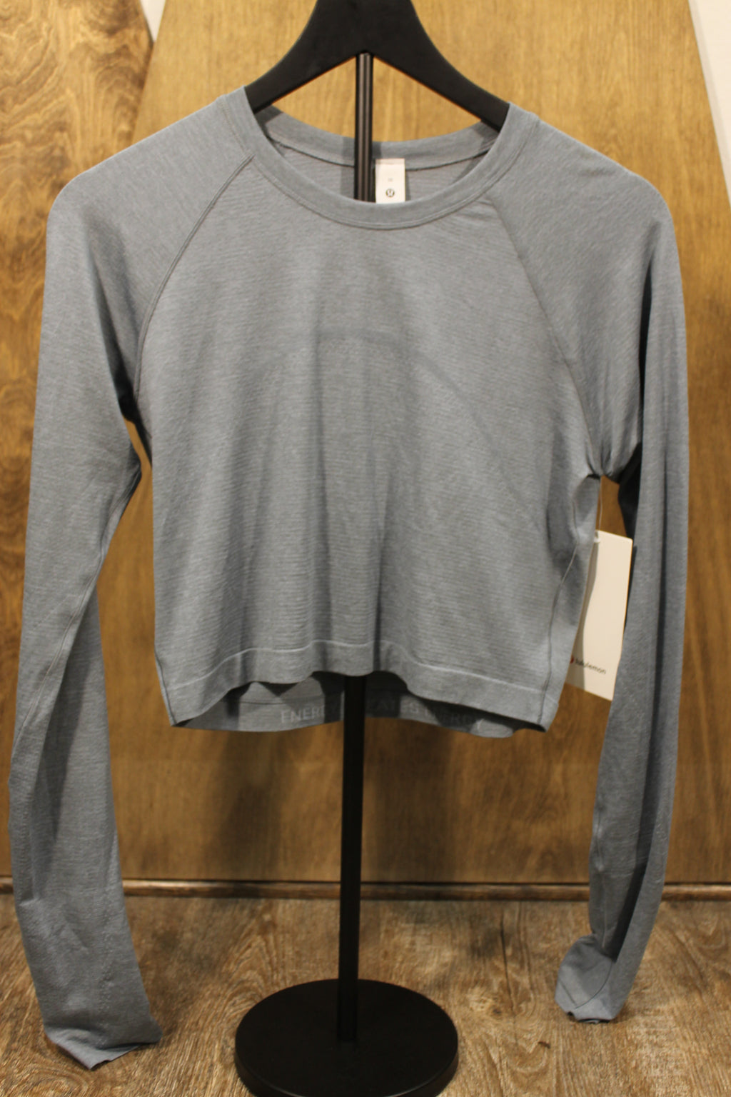 Lulu Concrete/Belgian Blue Swiftly Tech Cropped LS