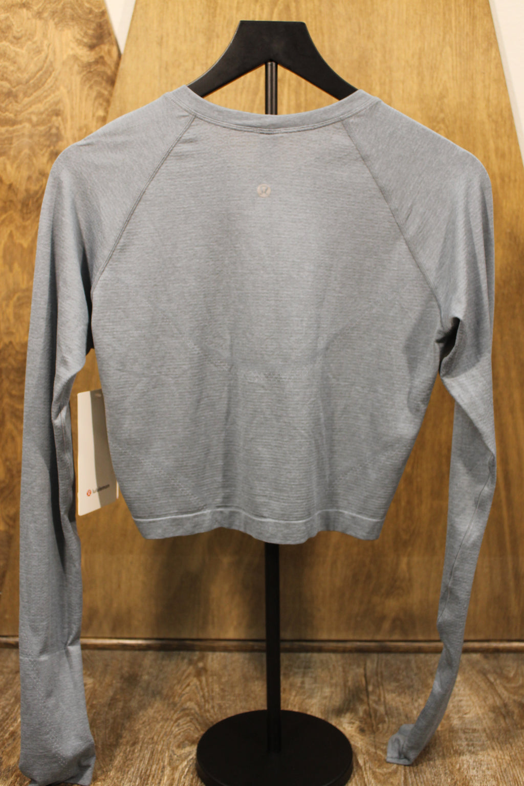 Lulu Concrete/Belgian Blue Swiftly Tech Cropped LS