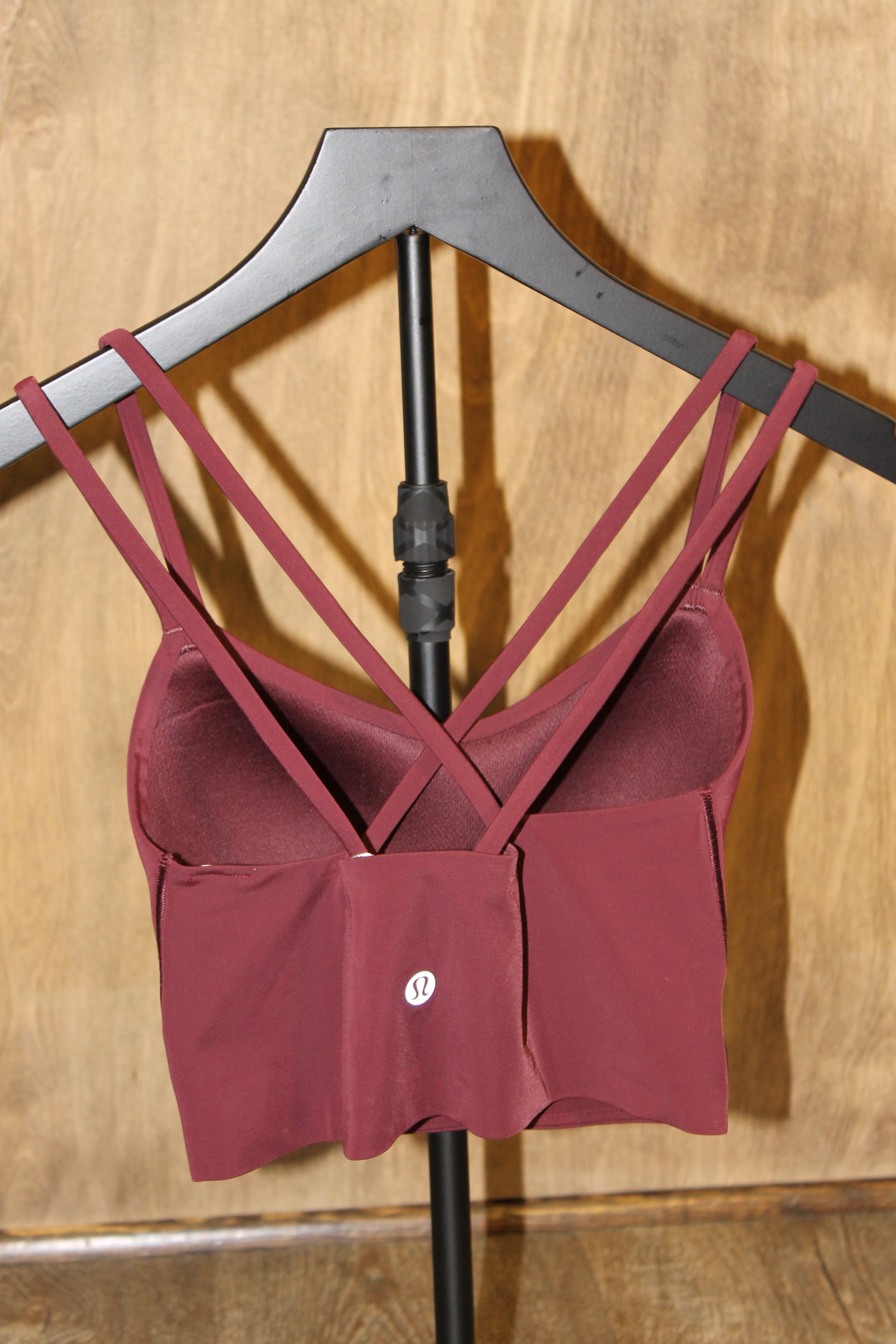 Lulu Garnet Like A Cloud Longline Bra