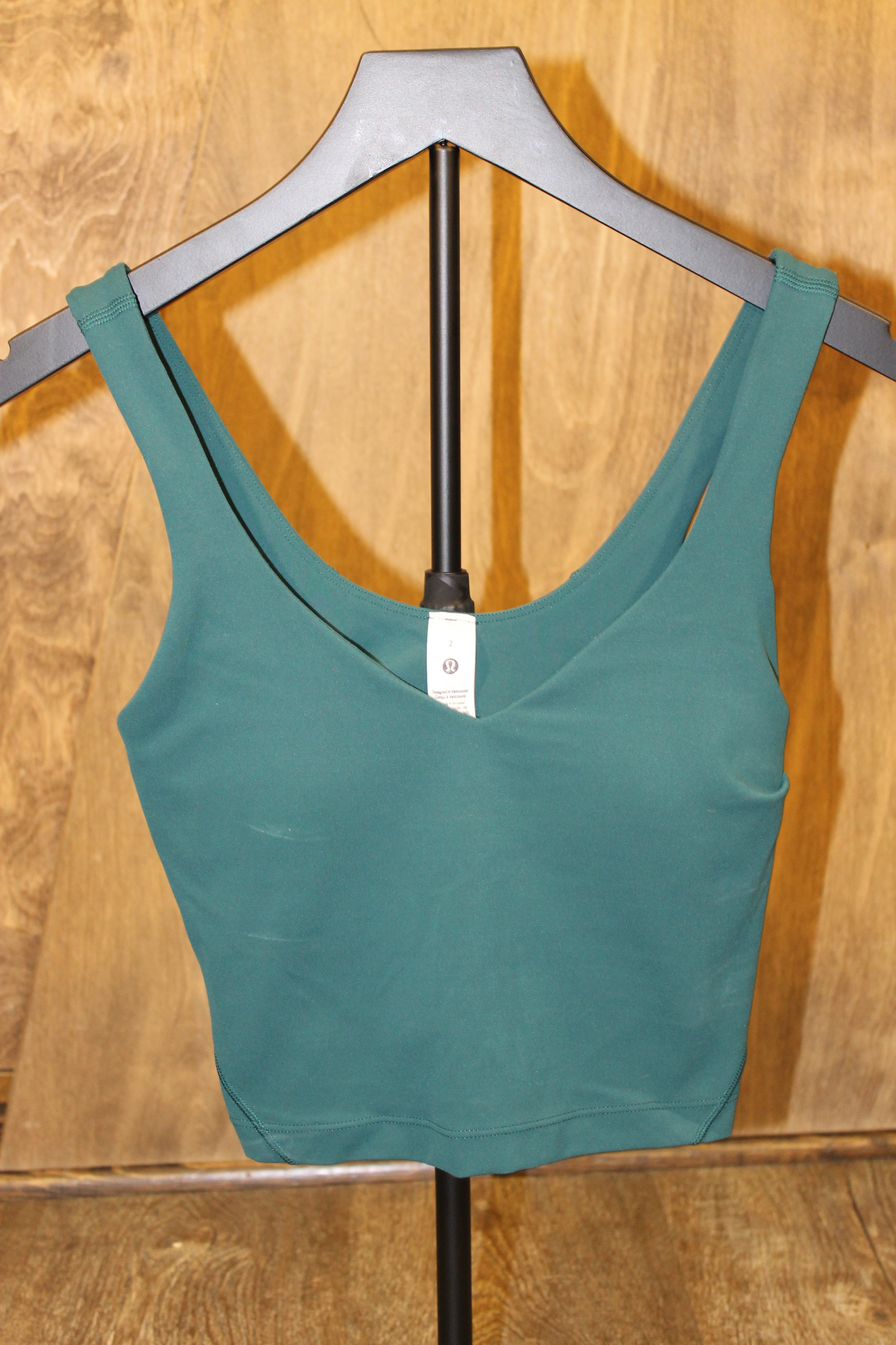 Lulu Storm Teal Align Tank