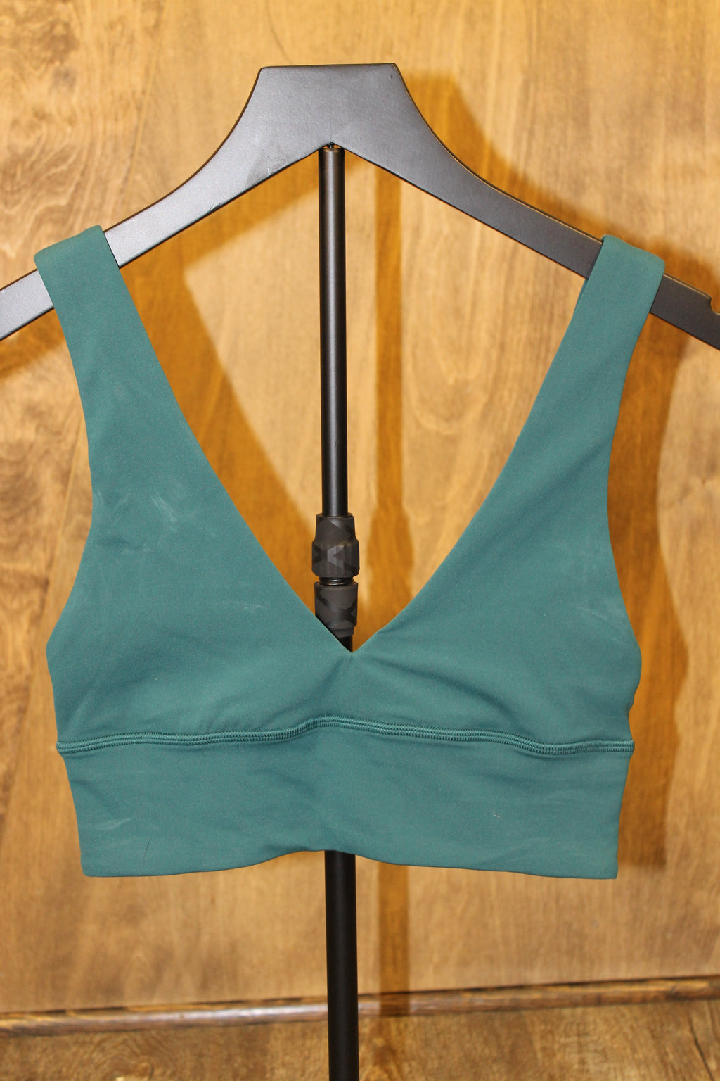 Lulu Storm Teal Align V-Neck Bra