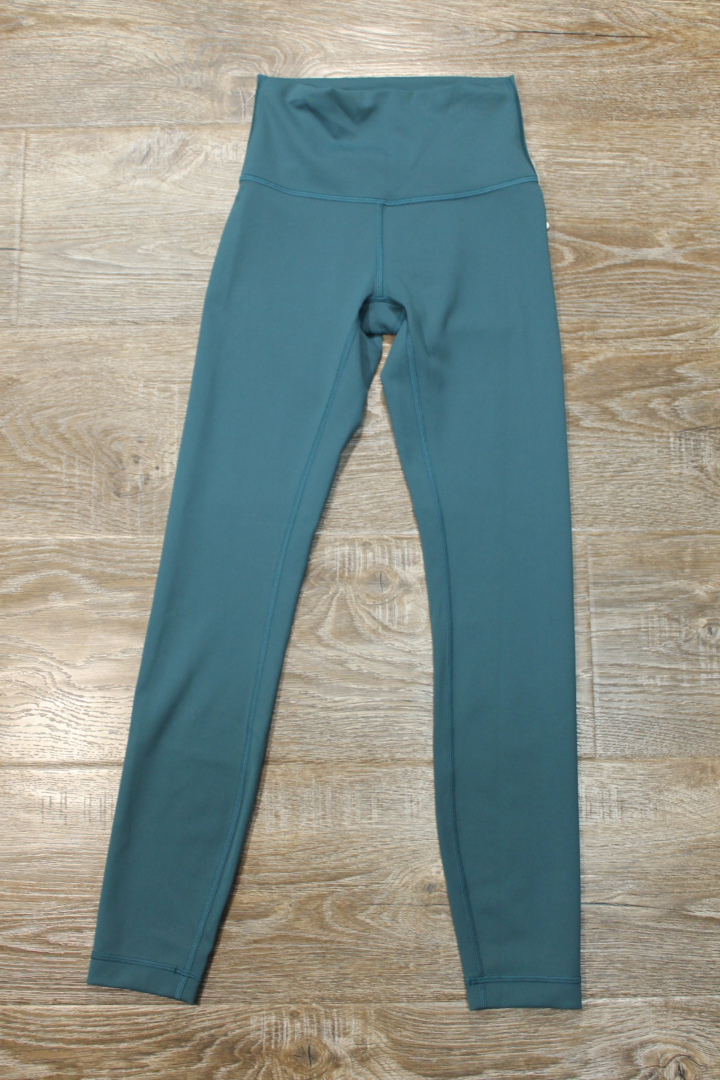 Lulu Storm Teal Wunder Train HR Tight 25"