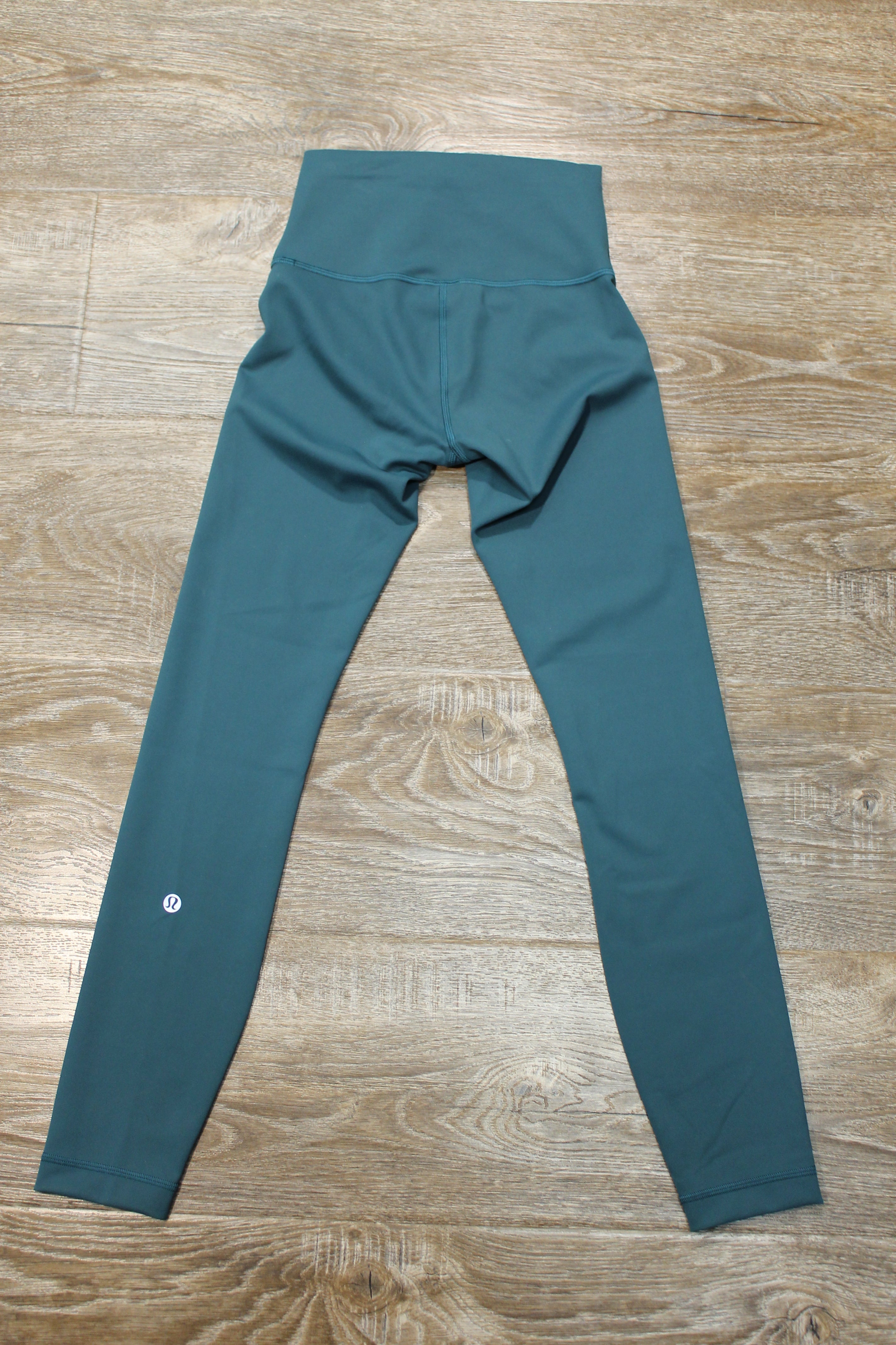 Lulu Storm Teal Wunder Train HR Tight 25"