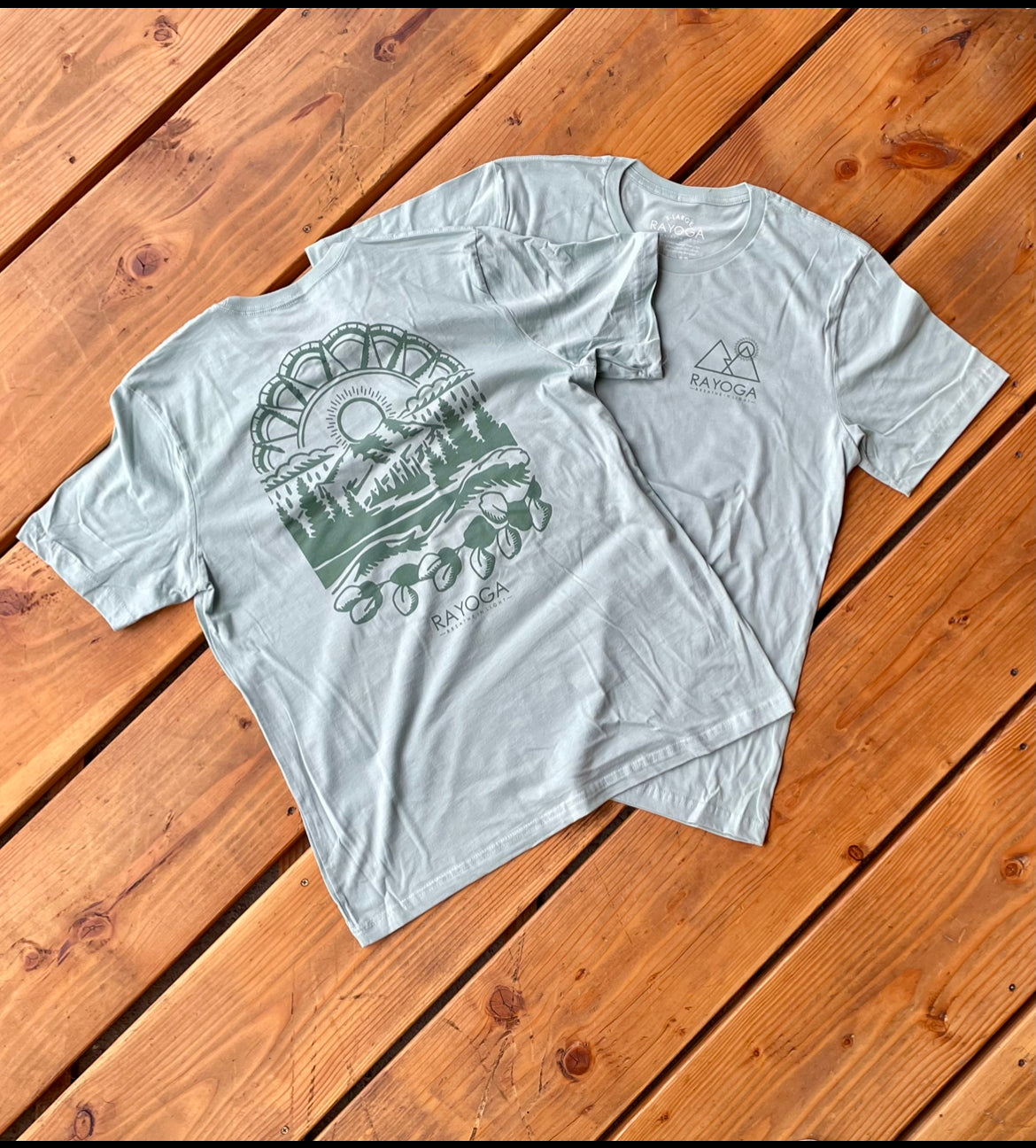 Dusty Blue Mountains Tee