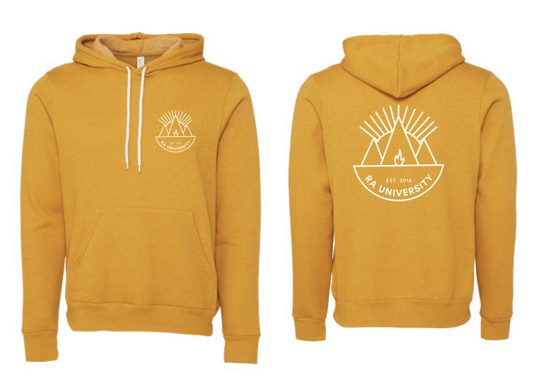 Mustard Ra University Hoodie